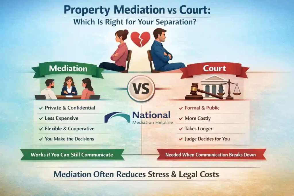 Property Mediation vs Court: Which Is Right for Your Separation Derbyshire?