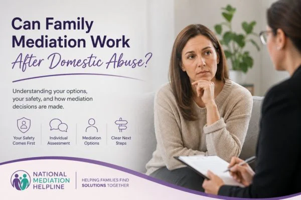 Can Family Mediation Derbyshire Work After Domestic Abuse?